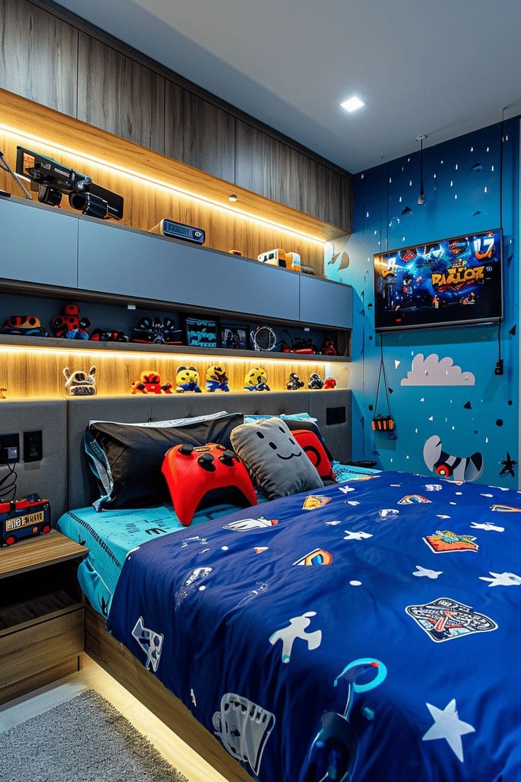 Space Theme Bedroom